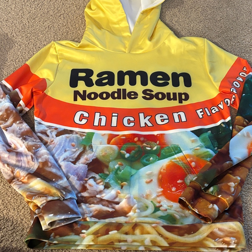 Ramen Noodle Soup Graphic Hoodie